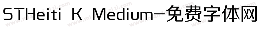 STHeiti K Medium字体转换